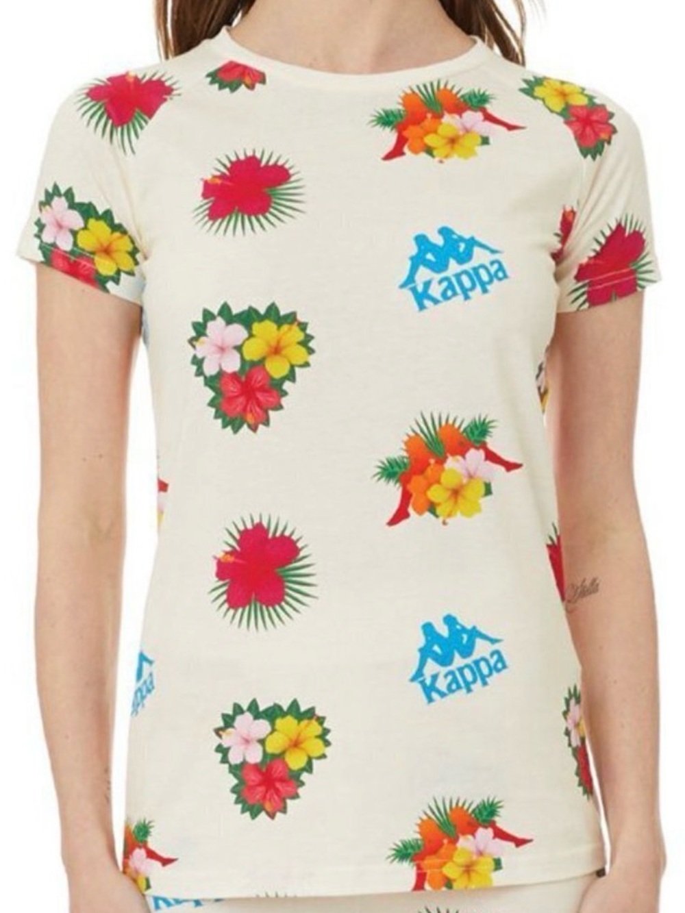 Kappa Tropical Graphic Tee Size Medium